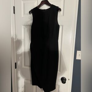J. Crew Classic Black Midi Dress
